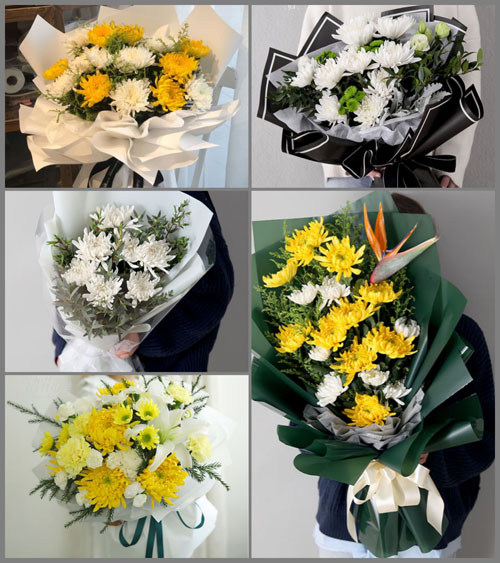 湖北孝感市安陆市开发区十里社区白事花束代送